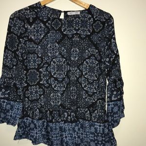 Floral beachlunchlounge blouse
